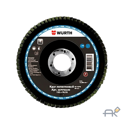 Круг лепестковый Optimum. 125 мм. P60. сталь 0579785A60